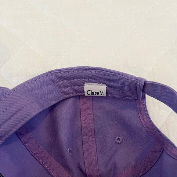 Clare V Deja Vu hat in lilac - Picture 2 of 5